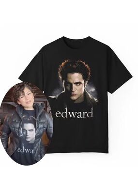 Edward Cullen Shirt, Zendaya Wearing Edward Cullen Shirt, Twilight Movie Tee L
